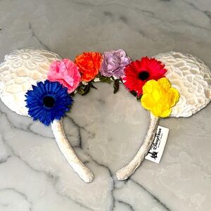 Disney Minnie Mouse Pixar Fest Coco floral lace headband official park merch